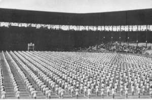 Mass Exercises in Osaka, 1937