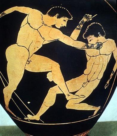 Figure 8 Greek boxer surrendering