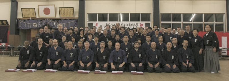 Group photo at Kashima Shimbuden