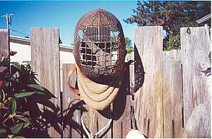 Antique kendo helmet 1